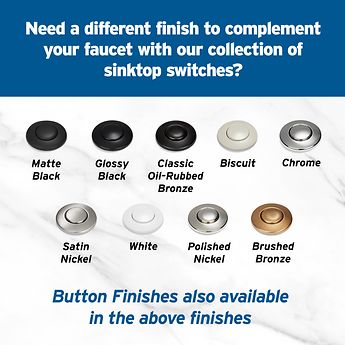 SinkTop Garbage Disposal Air Switch | InSinkErator